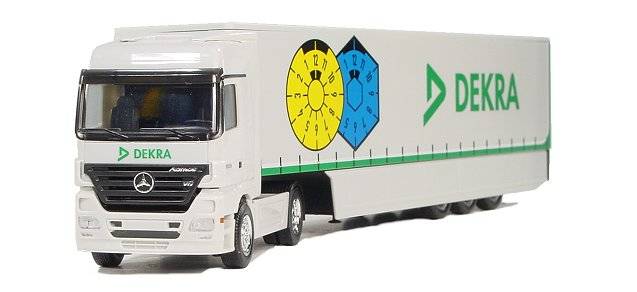 Mercedes-Benz Actros LH Safeliner semitrailer "DEKRA"