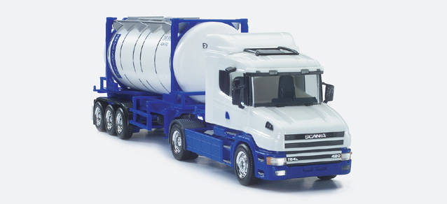 Scania conventional '96 container semitrailer "EXSIF"
