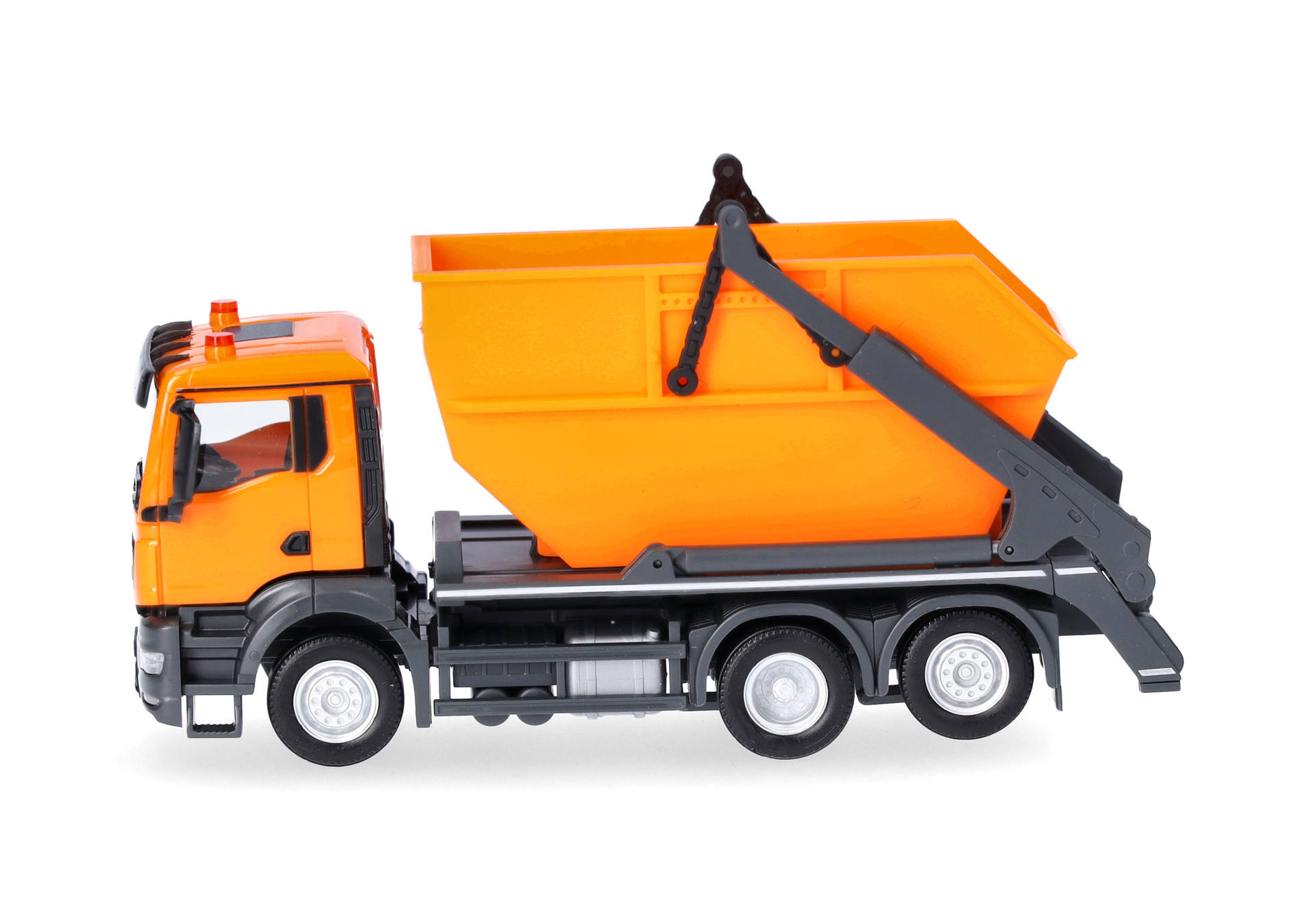 MAN TGS NN skip loader AK16, municipal orange