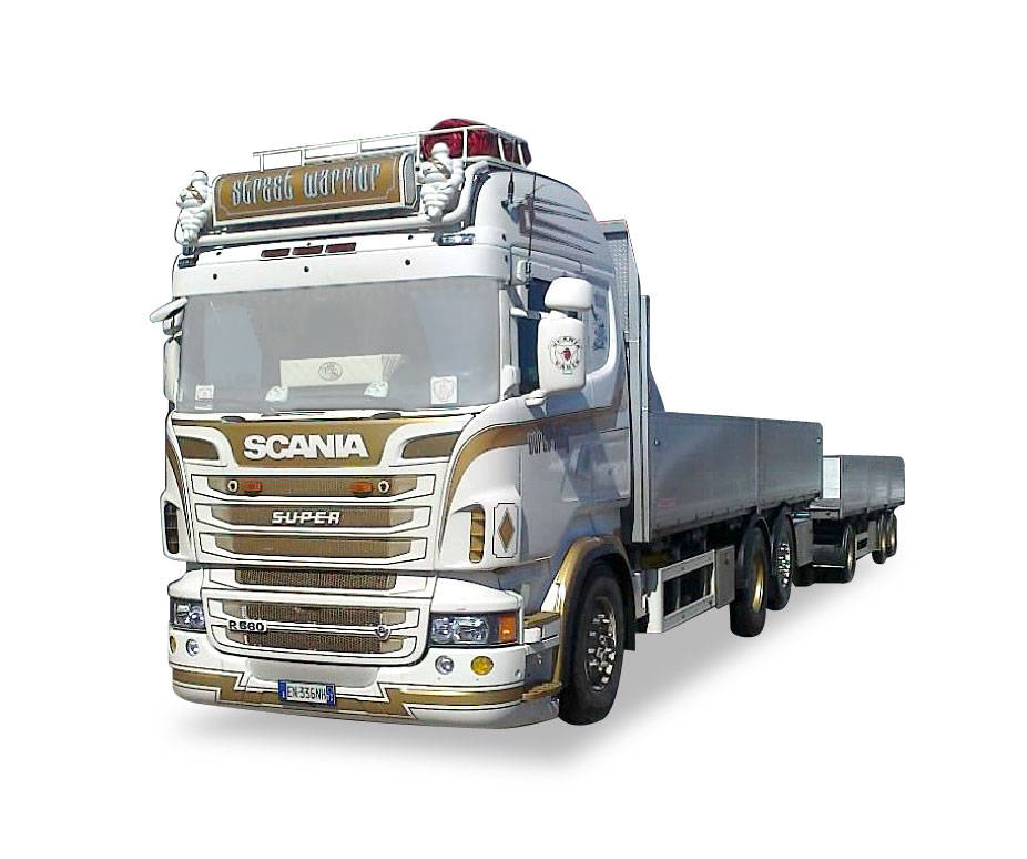 Scania R TL pick-up trailer "Street Warrior"