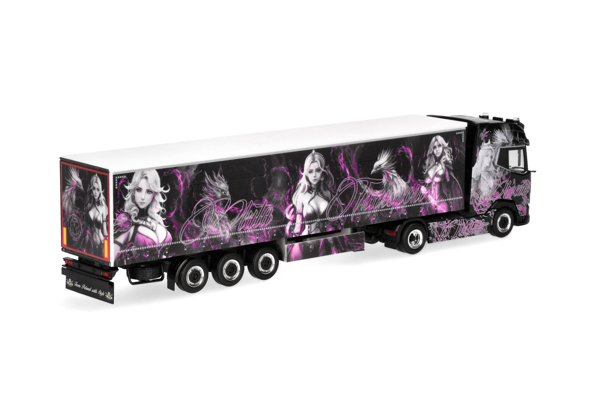 DAF XG+ Gardinenplanen-Sattelzug "Pluta/Phoenix Queen" (Polen/Gnuszyn) (PL)