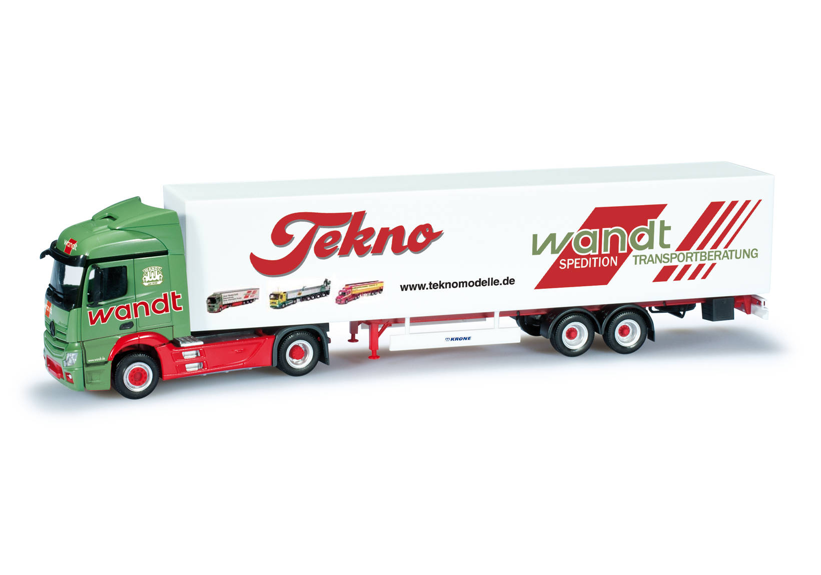 Mercedes-Benz Actros Streamspace Koffer-Sattelzug "Wandt / Tekno"