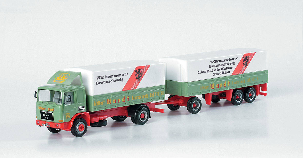 MAN F8 Planen-Hängerzug "Wandt"