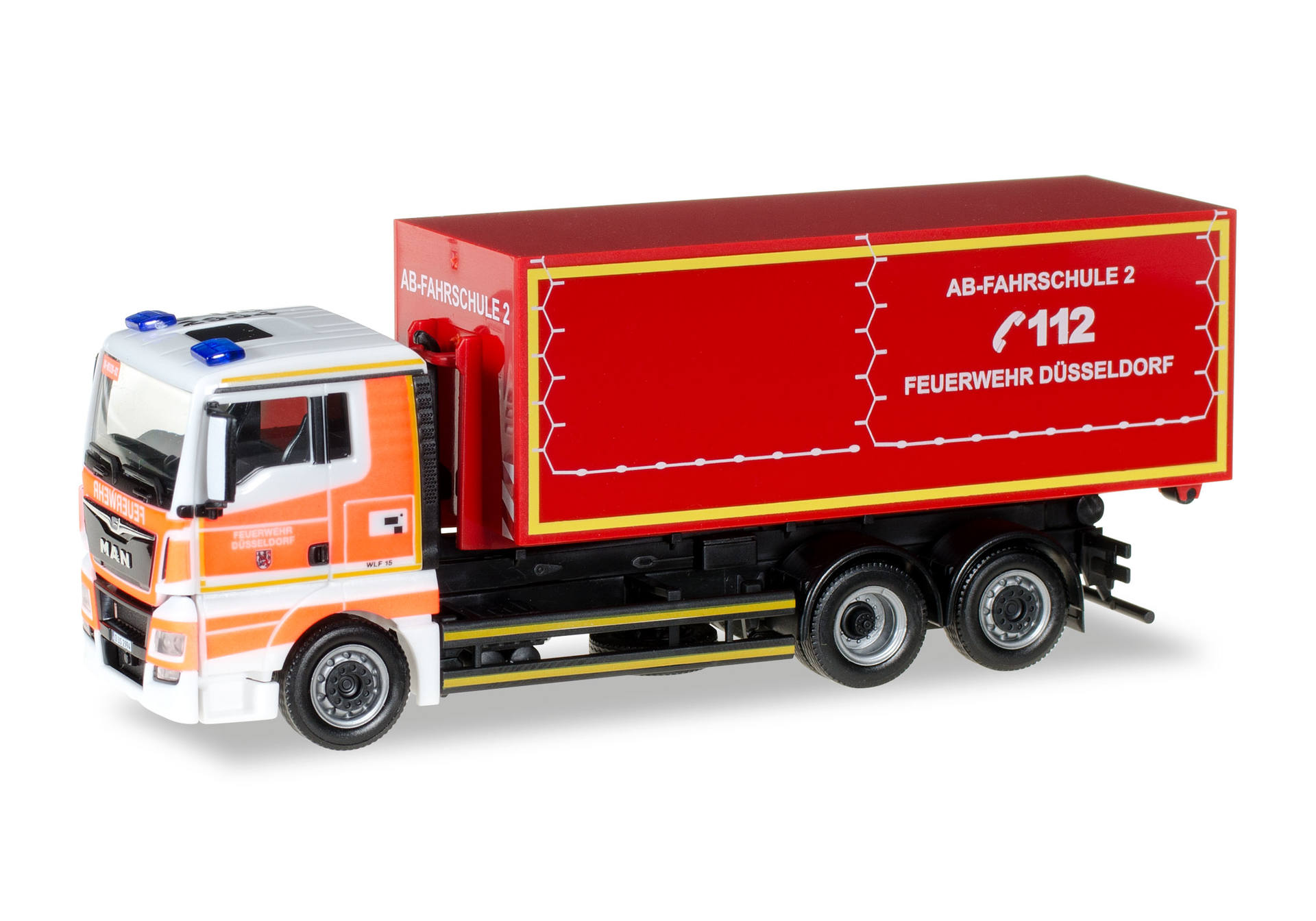 MAN TGX XL Abrollcontainer-LKW "Feuerwehr Düsseldorf"