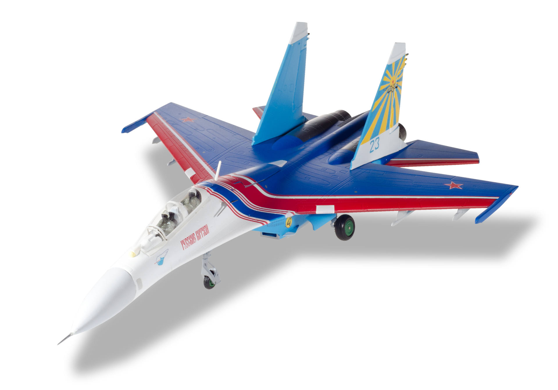 Russian Knights Aerobatic Demo Team Sukhoi SU-27UB - 237th Aviation Technology Demonstration Center