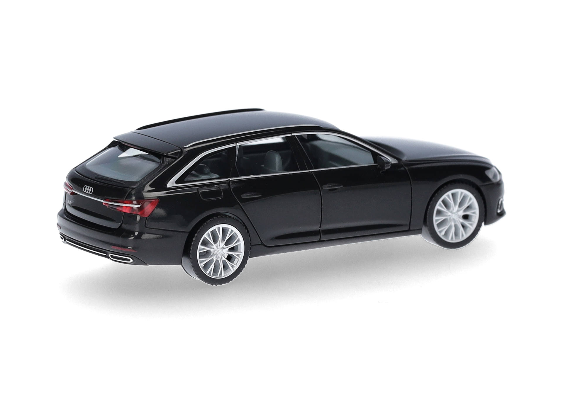 model car, black car, station wagon, die-cast, silver wheels