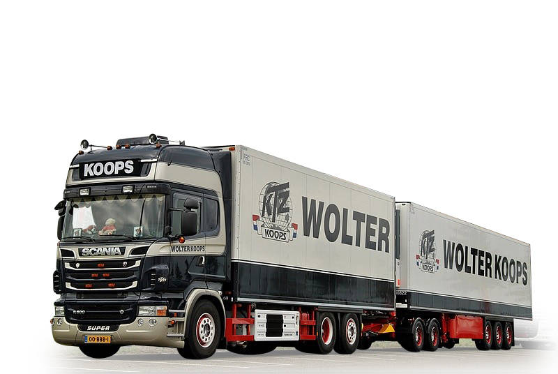 Scania R-serie TL Kühlkoffer-EuroCombi "Wolter Koops"