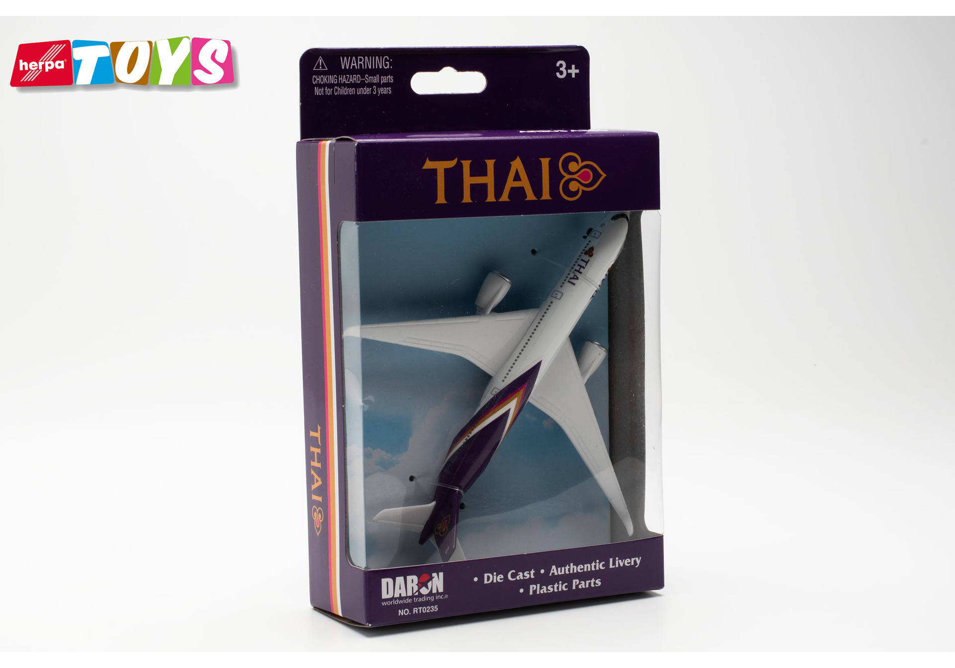toy, model, airplane, die-cast, purple-box