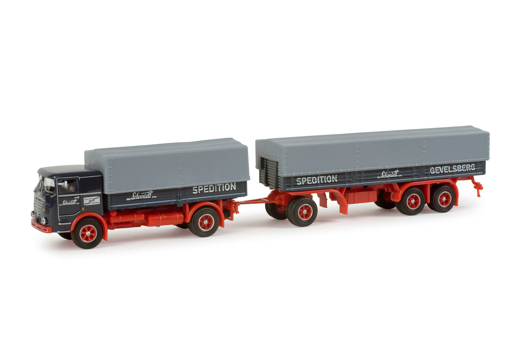 Buessing LU 11/16 canvas trailer "Schmidt / Gevelsberg"