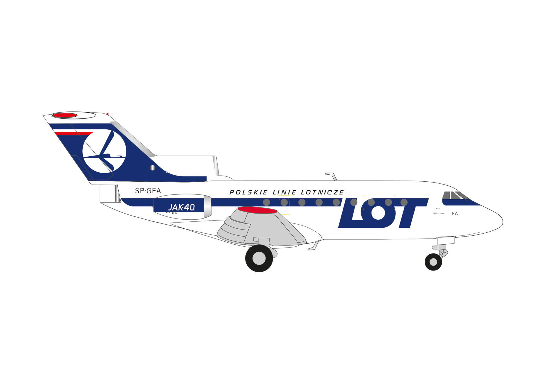 LOT Polish Airlines Yakovlev Yak-40 - SP-GEA