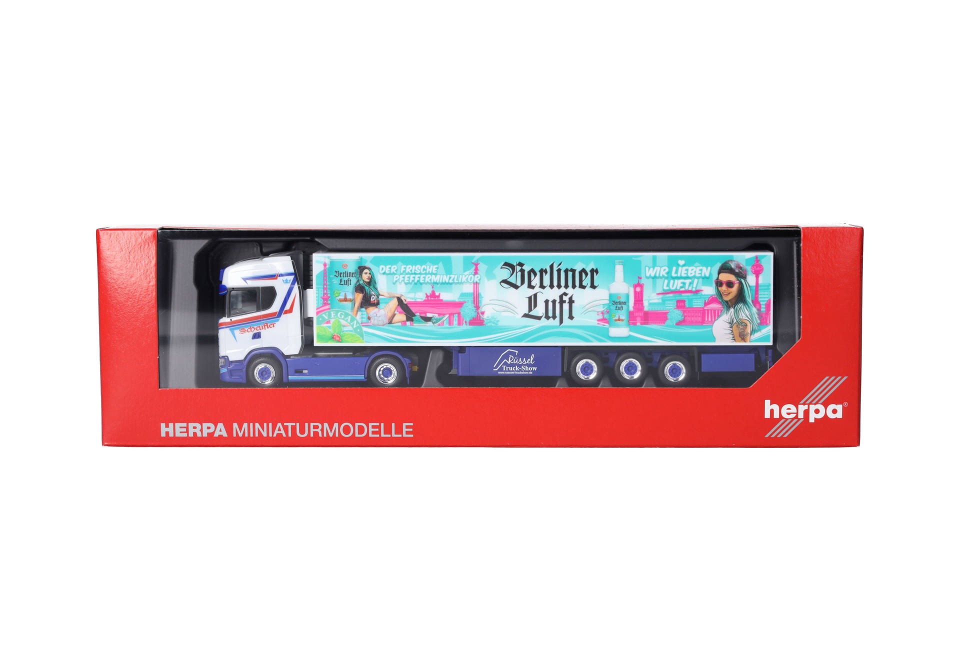 Scania CS 20 HD  refrigerated box semitrailer truck "Scheufler/Berliner Luft"