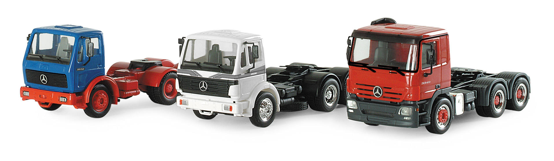 Truck set Mercedes-Benz 3-axle