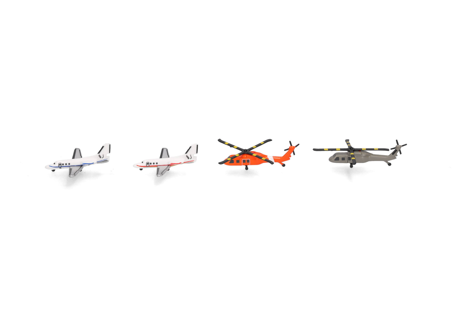 Helikopter und Bizjet Set (2+2)