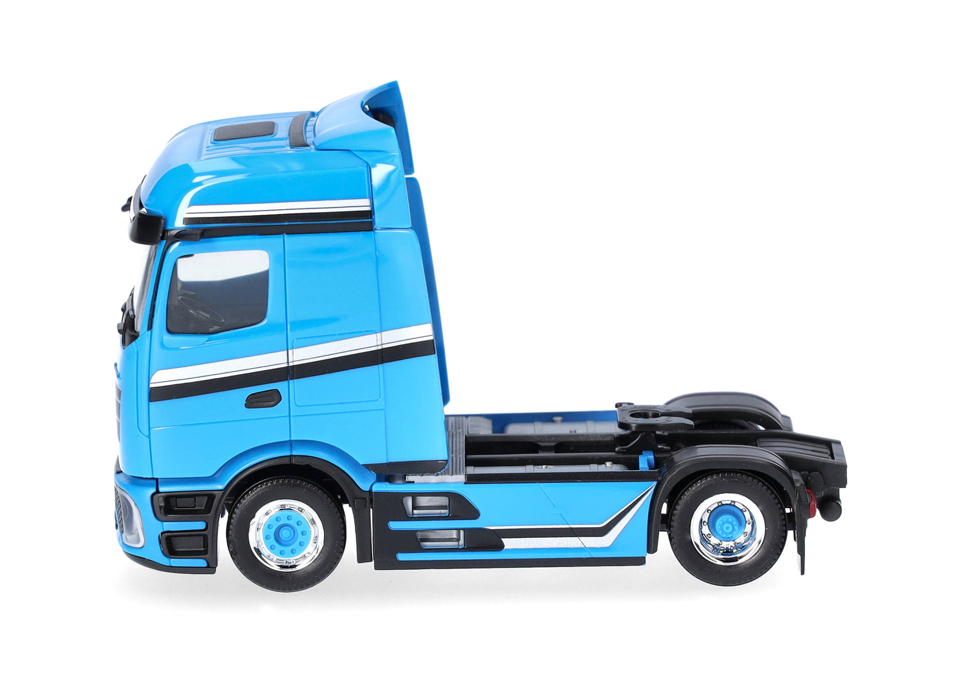 truck, tractor, cab, blue, toy