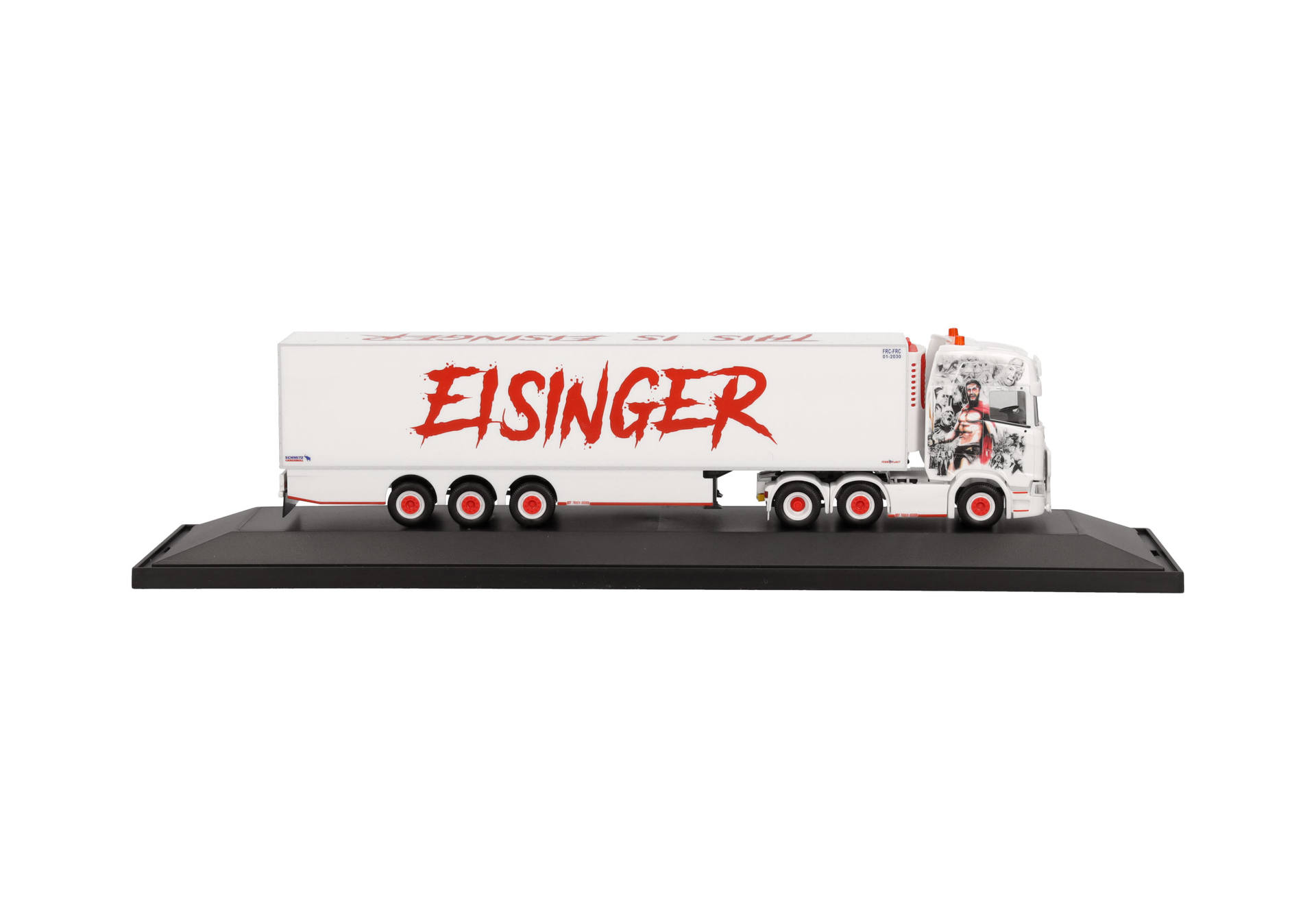 Scania CS 20 HD refrigerated box semitrailer truck "Eisinger"