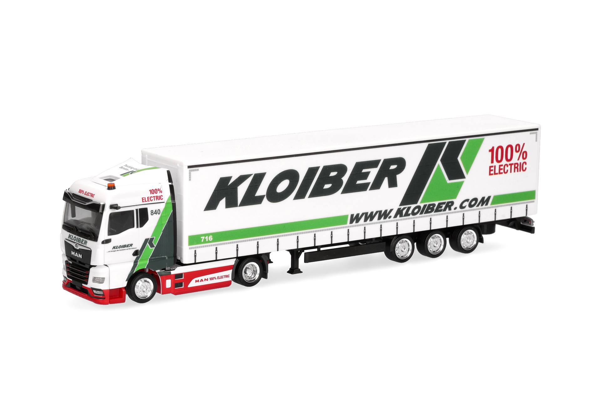 truck, trailer, semi-truck, electric, retroreflective-green