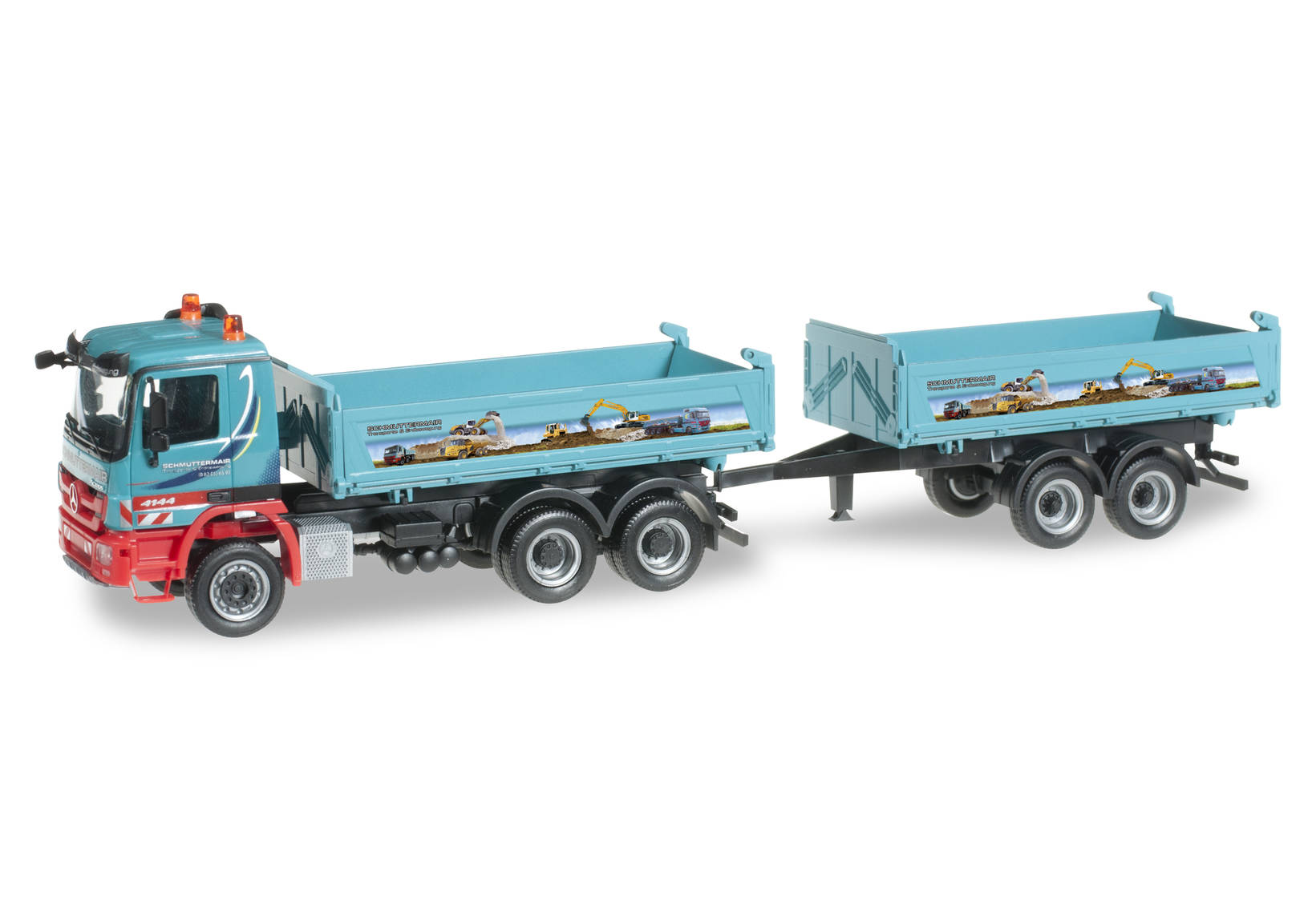 Mercedes-Benz Actros M Meiller Tandemkipper-Hängerzug "Schmuttermair"