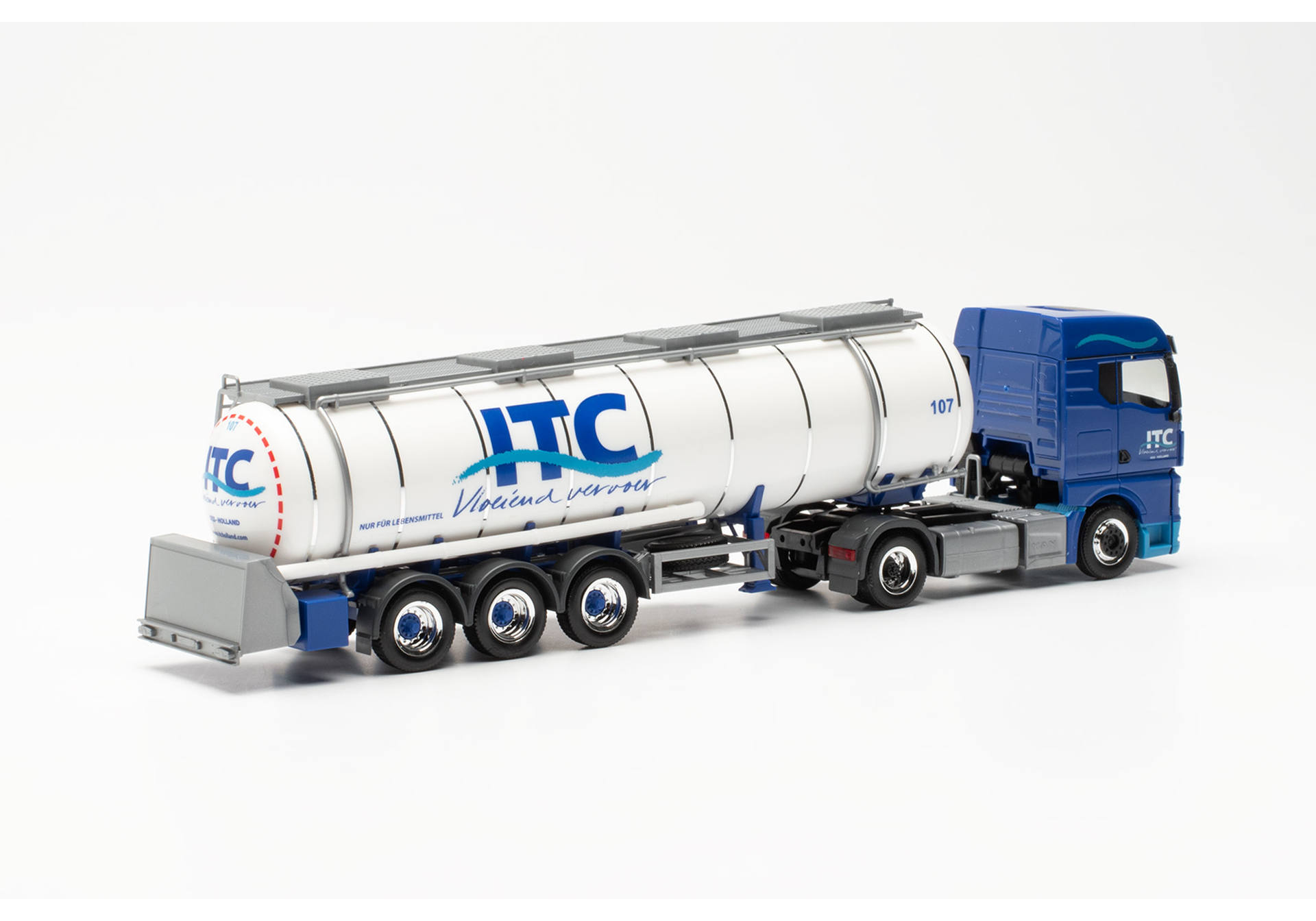 MAN TGX GM chrome tank semitrailer truck „ITC“ (Netherlands/Oss)