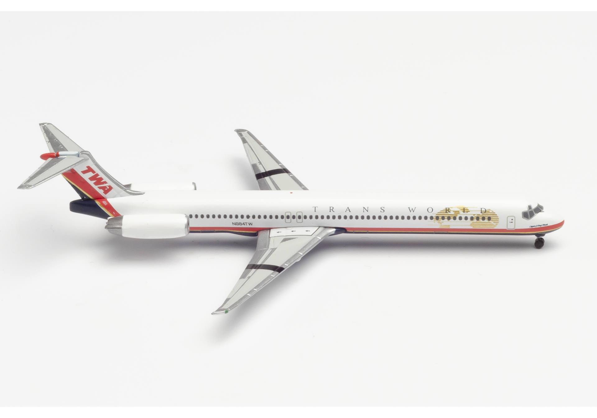 TWA - Trans World Airlines McDonnell Douglas MD-83 "Spirit of Long Beach"