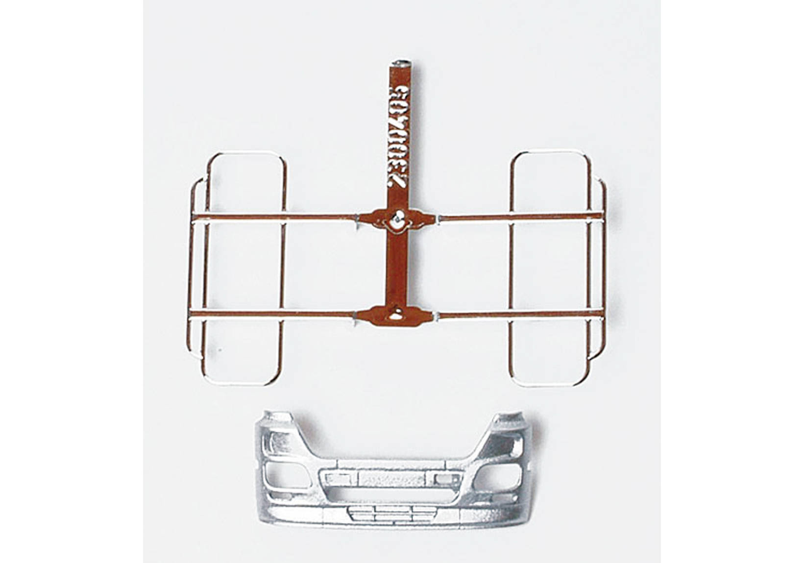 Ram protection (with bumper) for Mercedes-Benz Actros LH '02 3 pcs.