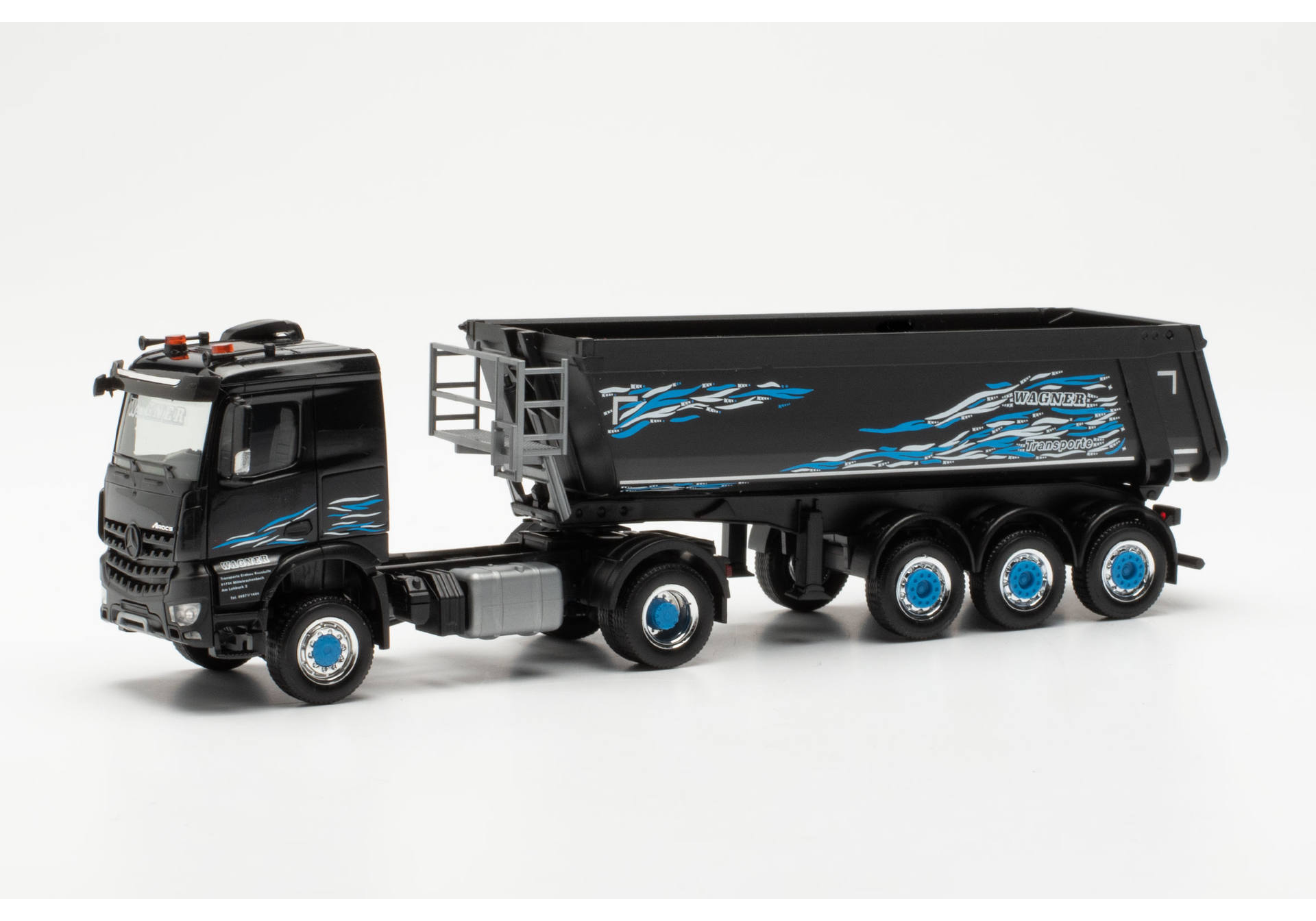 Mercedes-Benz Arocs Classicspace 4x4 dump semitrailer "Wagner Mitteleschenbach" (Bavaria/Mitteleschenbach)