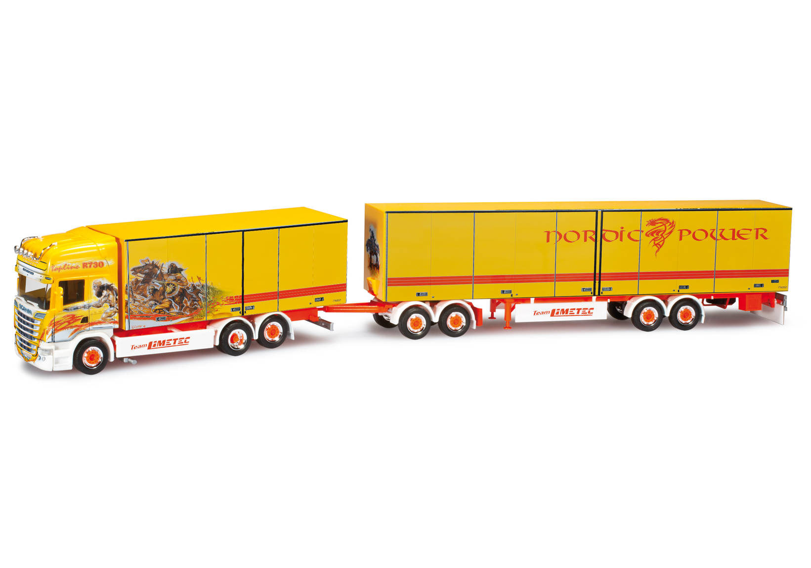 Scania R TL box EuroCombi "Jimmie Karlsson / Nordic Power" (SE)