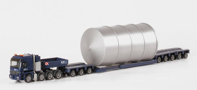 Mercedes-Benz Actros SLT low boy semitrailer "Kuehne & Nagel"