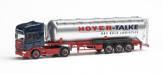 Scania 164 TL bulk semitrailer truck 60m³ "Hoyer-Talke"