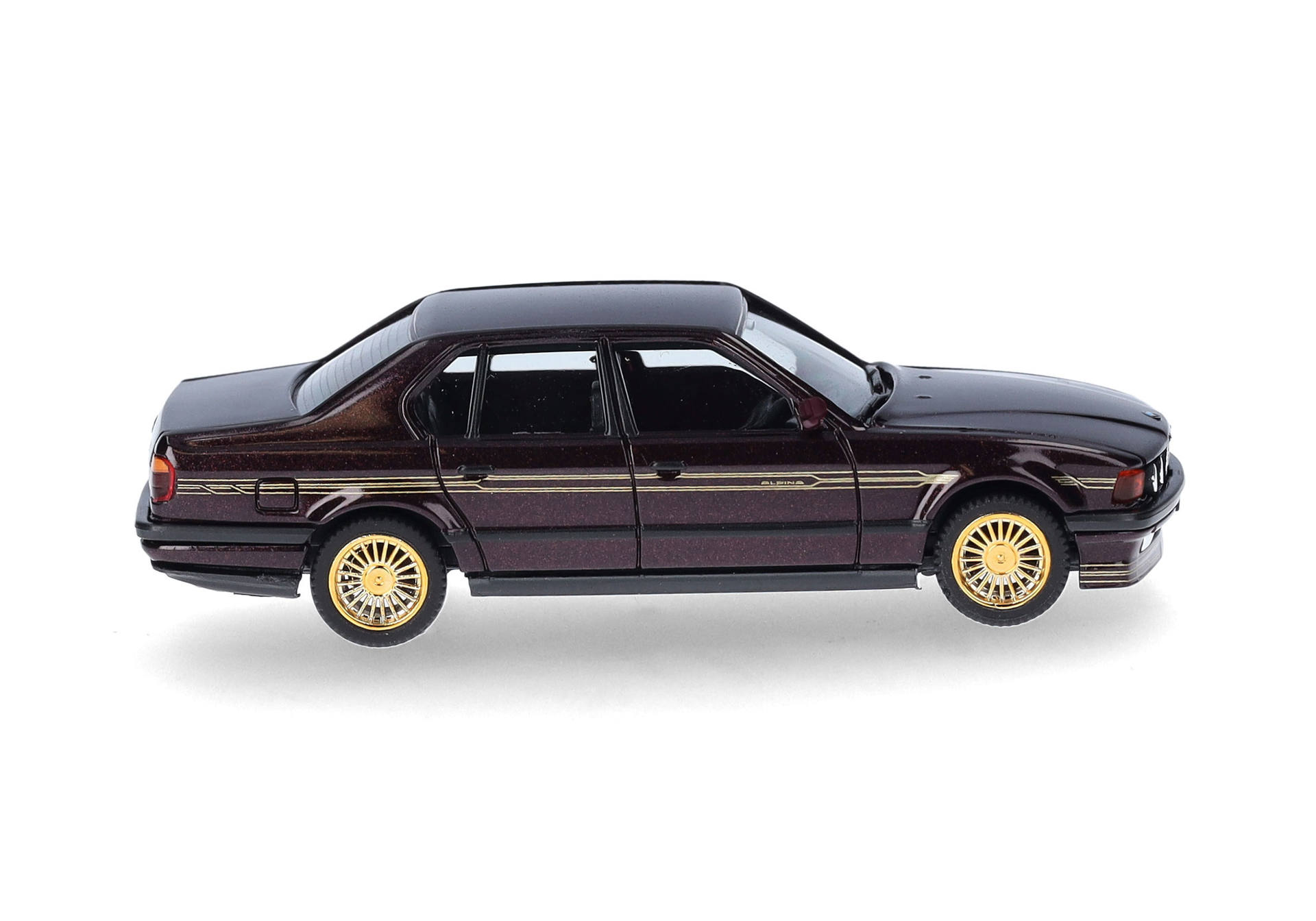 BMW Alpina B11 3,5-Liter, burgundrot metallic, Dekor gold