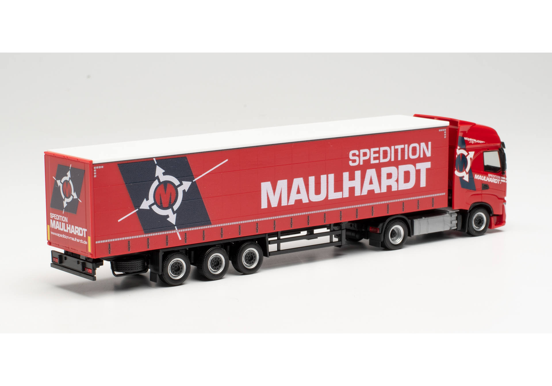 veco S-Way Gardinenplanen-Sattelzug „Spedition Maulhardt“
