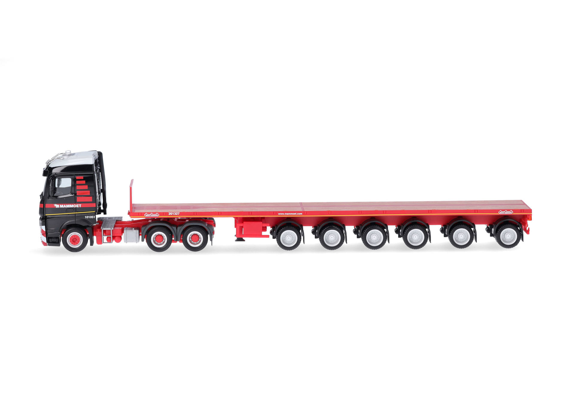 Mercedes-Benz Arocs Streamspace ballast semitrailer "Mammoet" (Netherlands / Utrecht)