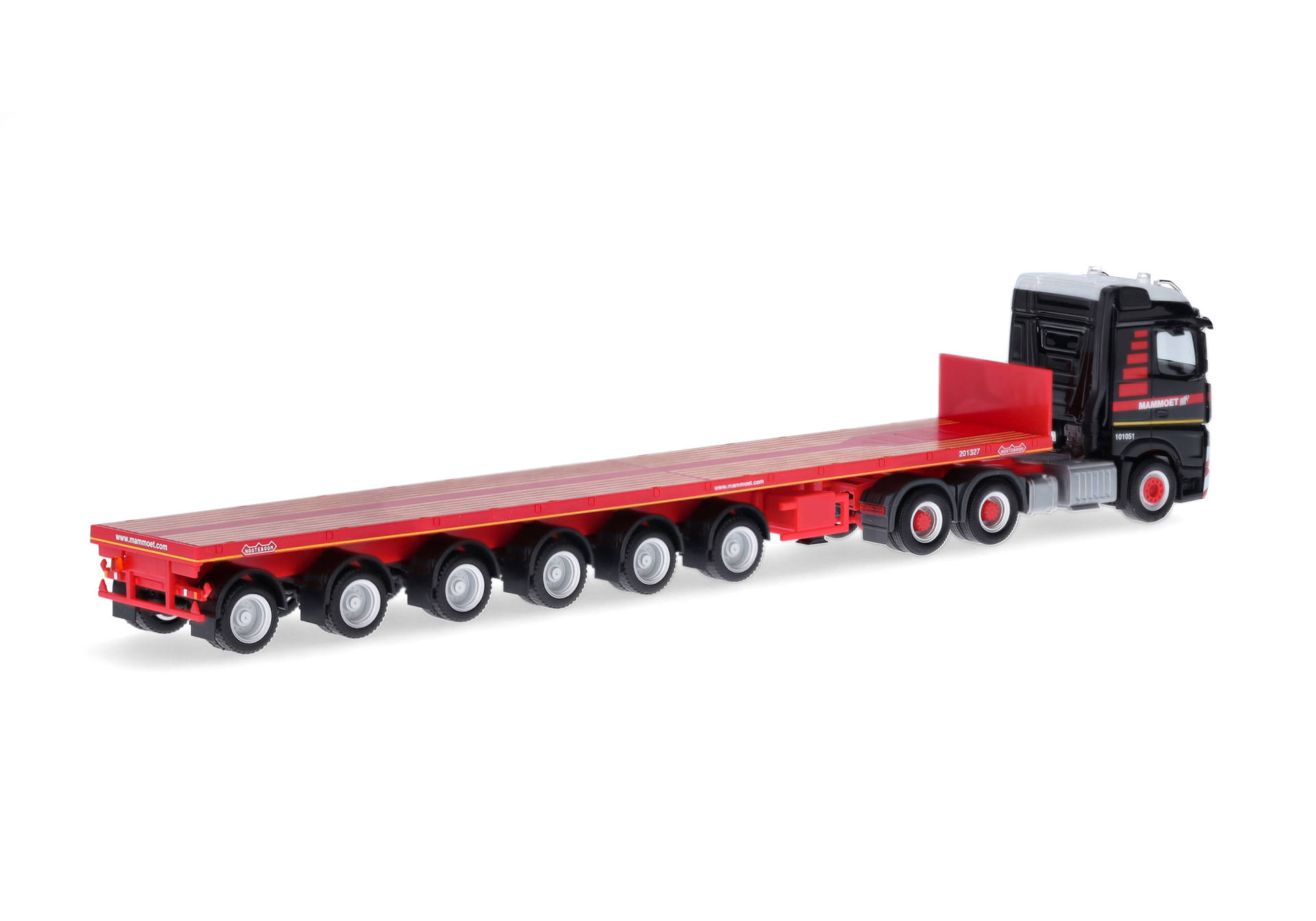 Mercedes-Benz Arocs Streamspace ballast semitrailer "Mammoet" (Netherlands / Utrecht)
