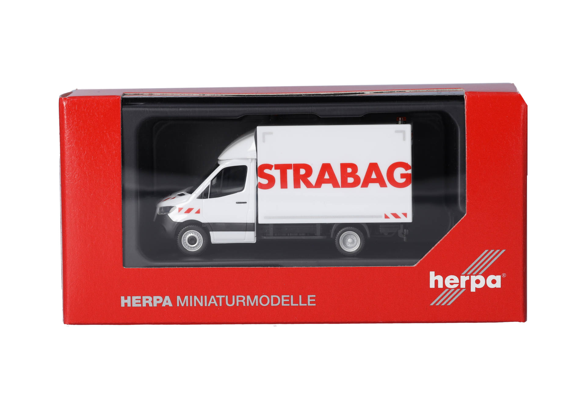 Lieferwagen, Miniatur, Lastwagen, Box-Lkw, rote Verpackung,  Spielzeugtruck, Lieferwagen, Modelltruck, weißer Truck, rotes Verpackung