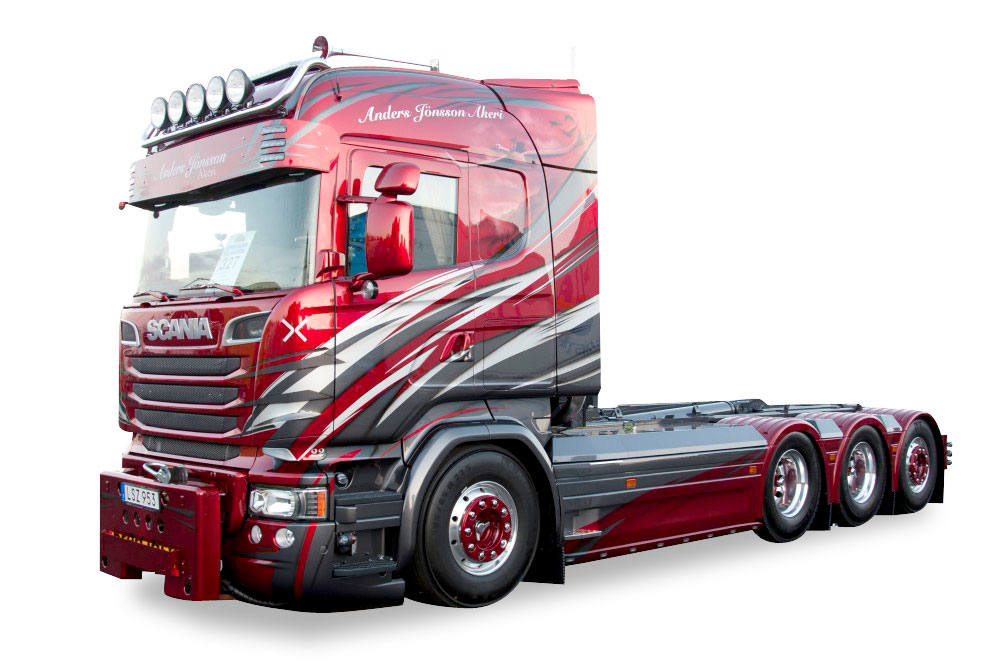 Scania R roll-off Trailer "Jönson"
