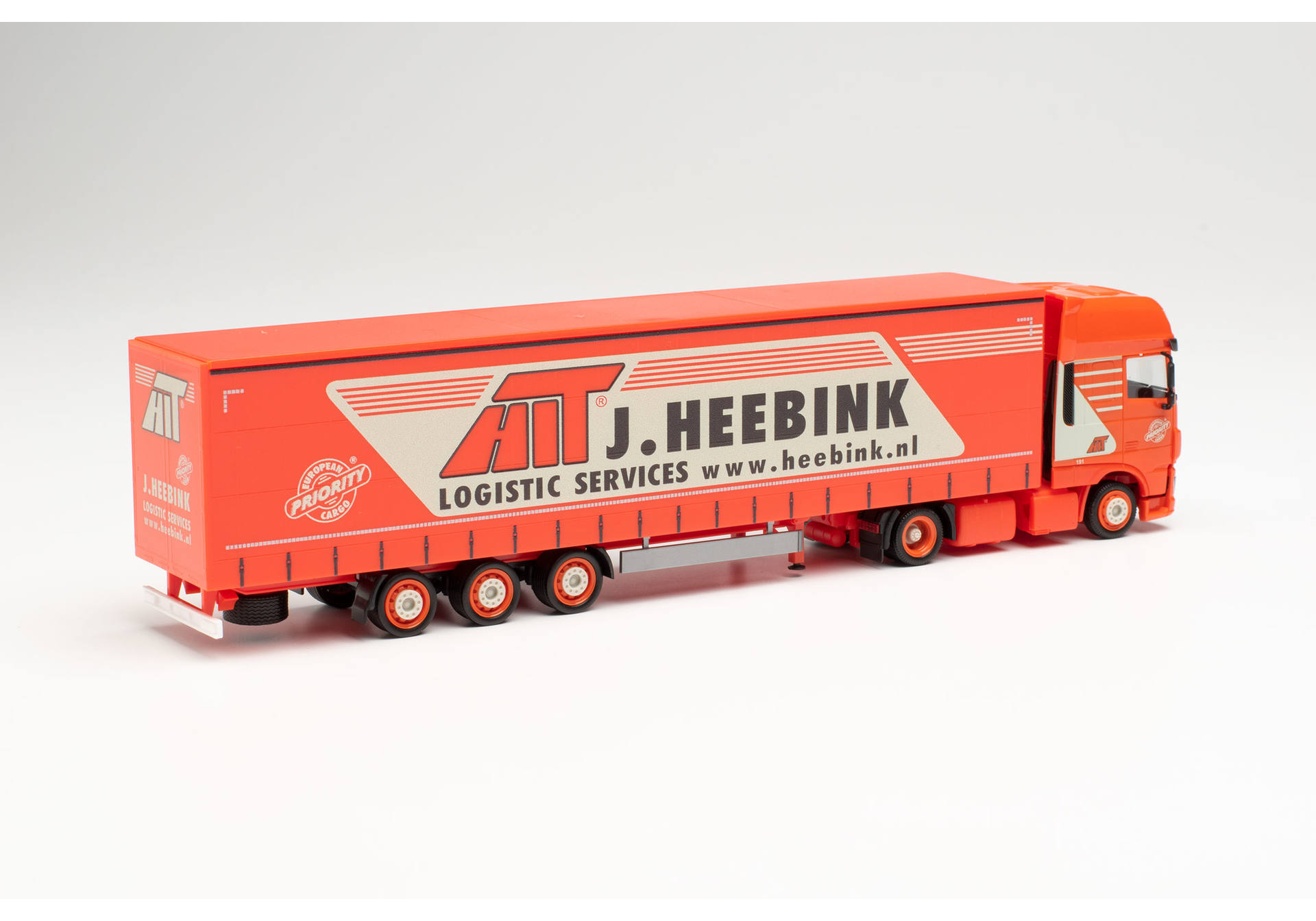 Volvo FH DAF XF SSC lowliner curtainside semitrailer „Heebink“