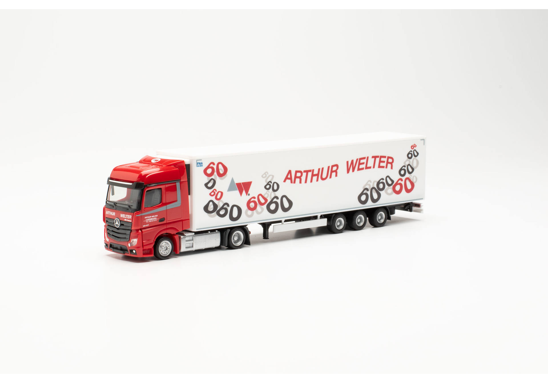 Mercedes-Benz Actros '18 Bigspace Lowliner Refrigerated Semitrailer "Arthur Welter"
