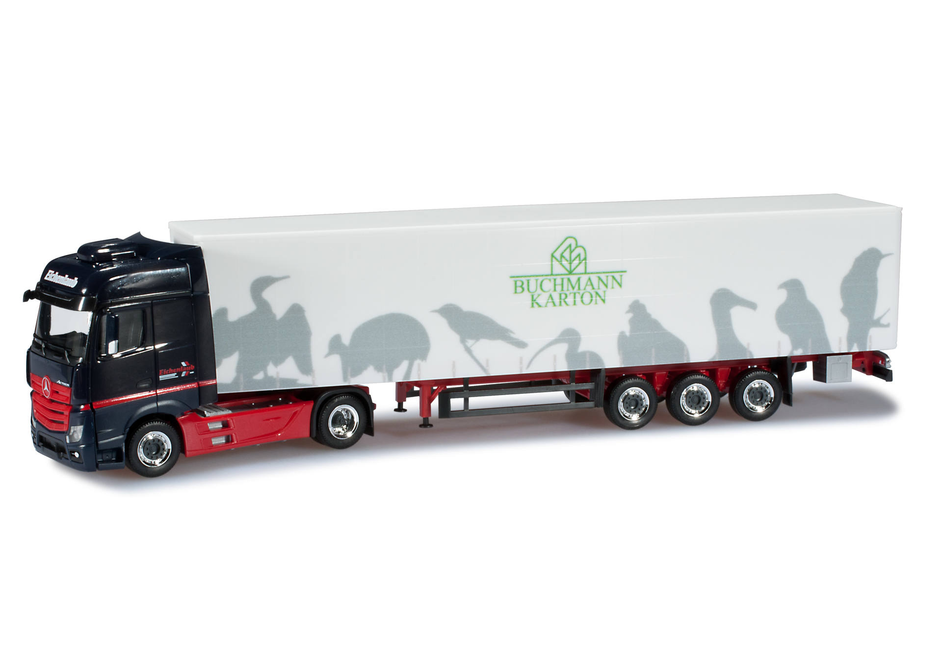 Mercedes-Benz Actros Bigspace curtain canvas semitrailer "Eichenlaub"