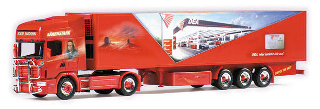 Scania 144 TL cold suitcase saddle train 2A/3A