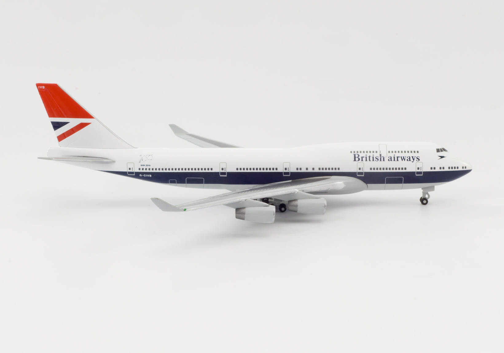 British Airways Boeing 747-400 "100th" Negus Design