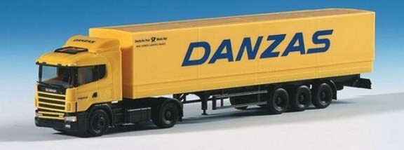 Scania 124 hl platform plane saddle train 2a/3a