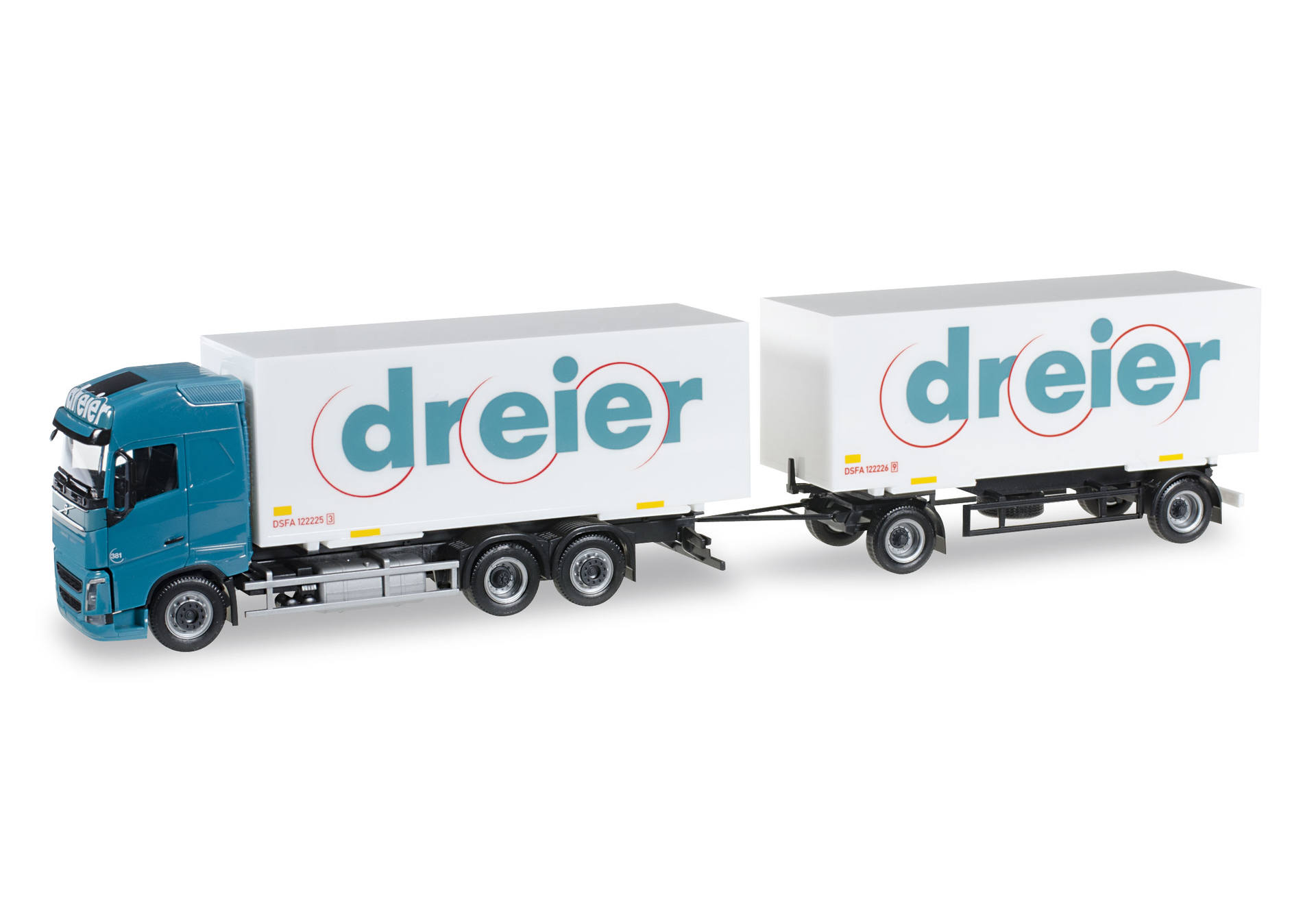 Volvo FH Gl. interchargable box trailer "Dreier" (CH)