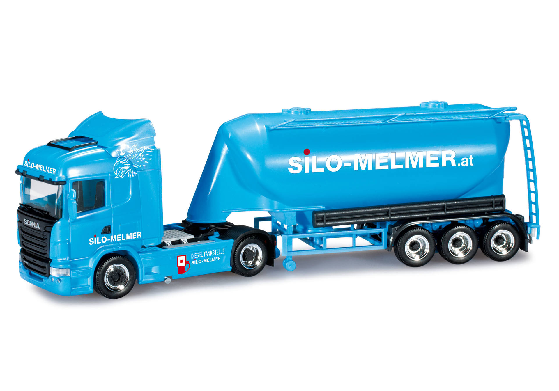 Scania R HL bulk silo semitrailer "Silo Melmer" (A)