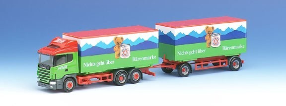 Scania 124 HL Exchange case trailer train 3A/2A