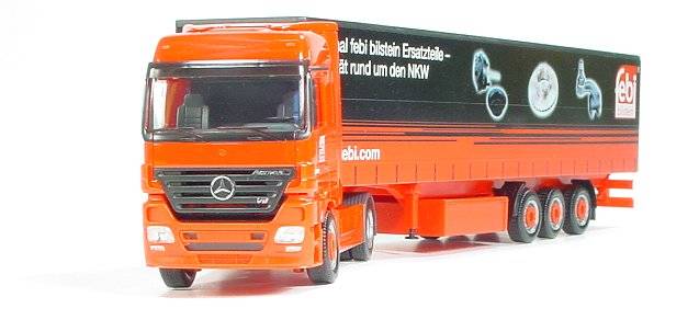 Mercedes-Benz Actros LH curtain canvas semitrailer "febi"