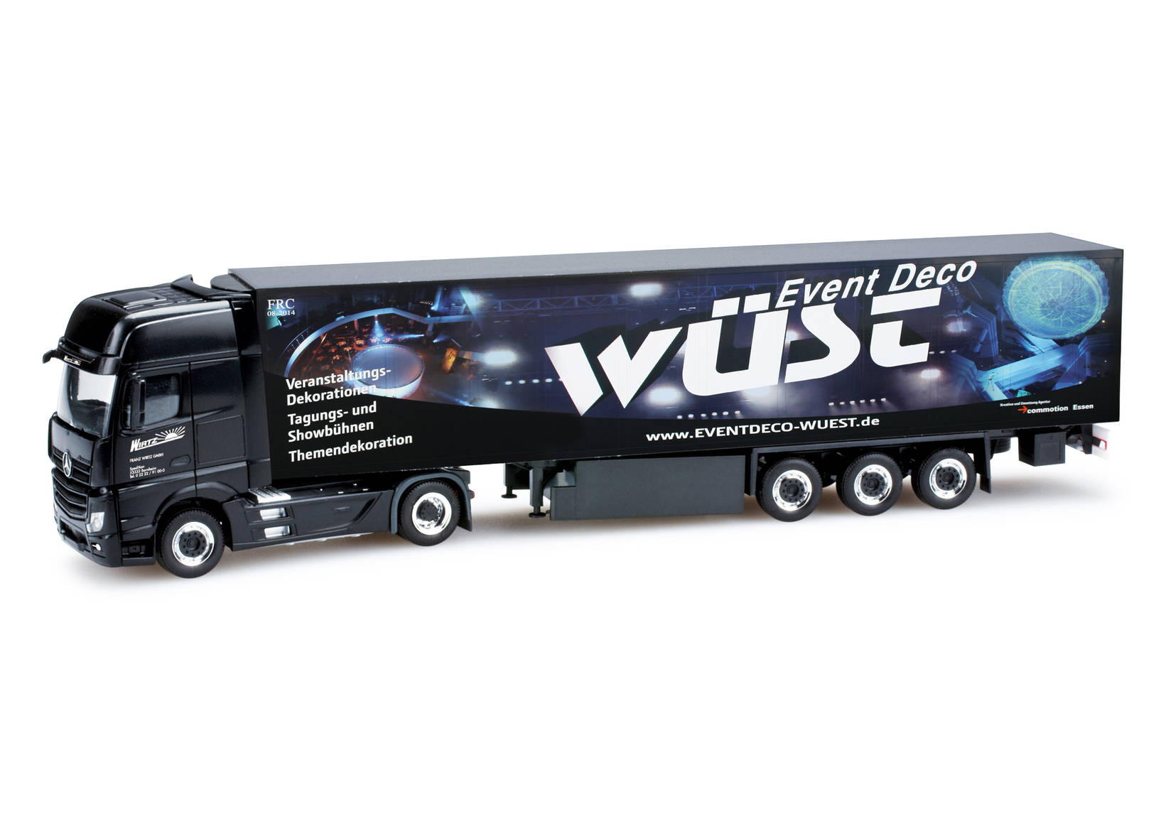 Mercedes-Benz Actros Gigaspace Kühlkoffer-Sattelzug "Wirtz"