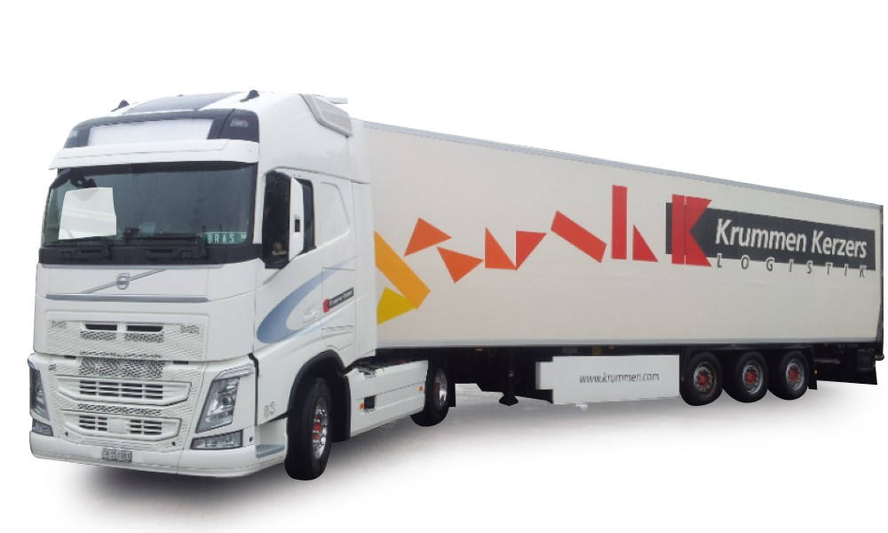 Volvo FH04 GL XL refrigerated box semitrailer "Krummen"