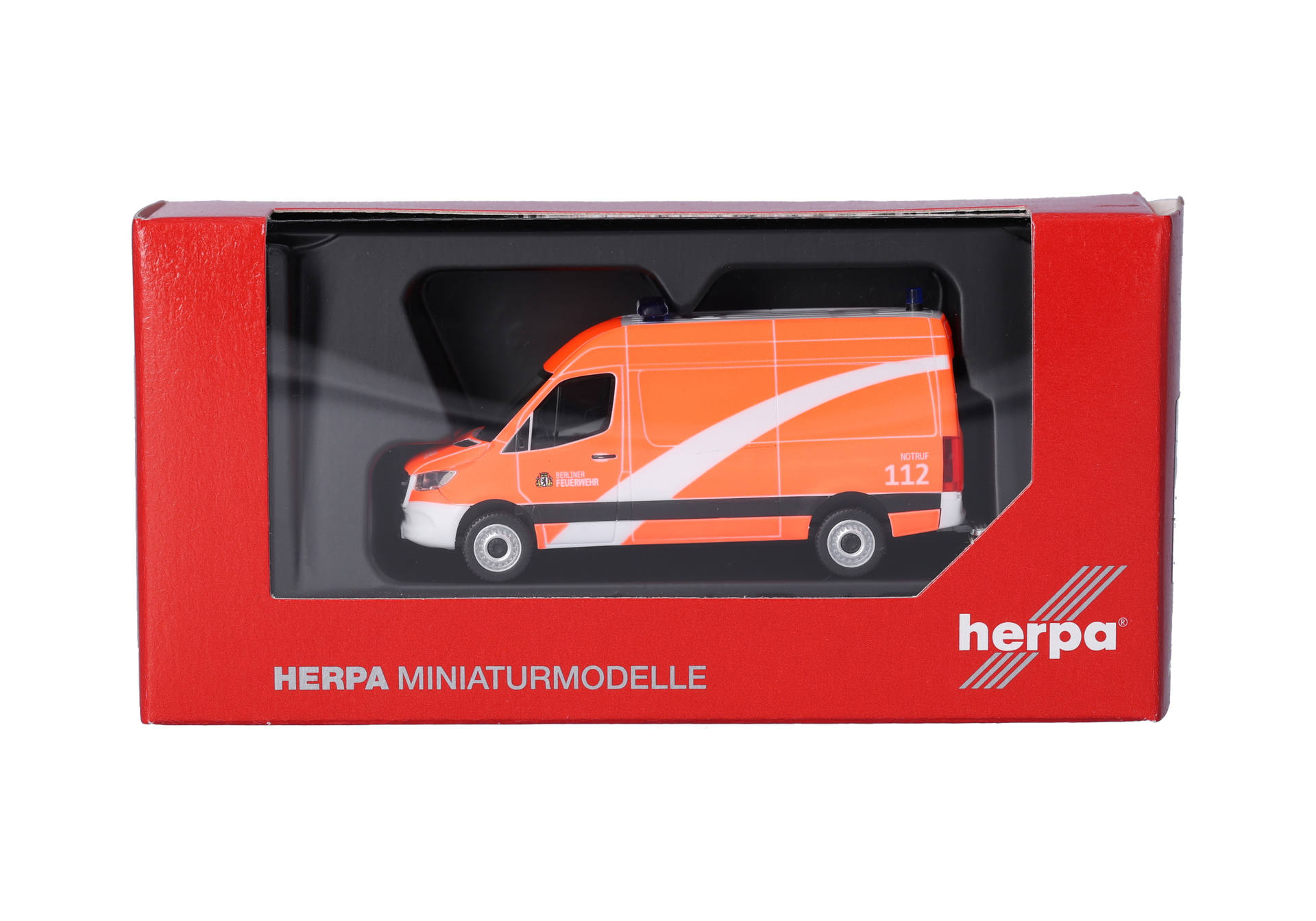 model, emergency, van, orange, diecast