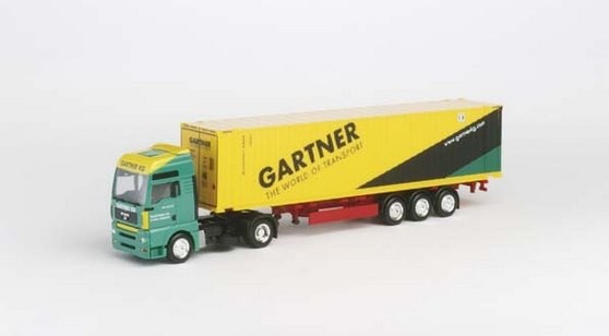 Man TGA container saddle train special box