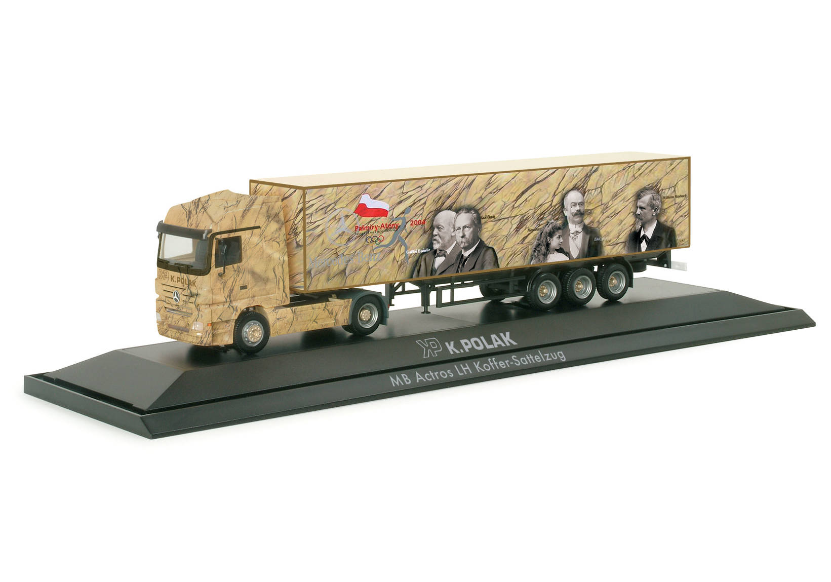 Mercedes-Benz Actros LH box semitrailer "K. Polak" (PL)