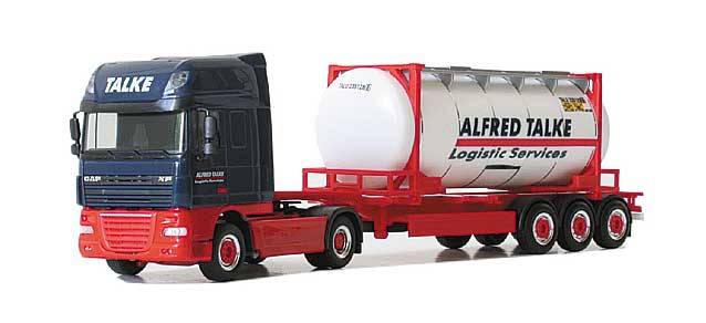 DAF XF105 SSC container semitrailer "Talke"